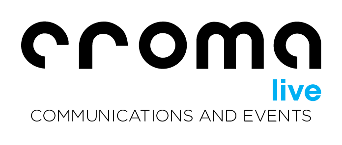 Croma Live logo with the tagline “Communications and Events”.